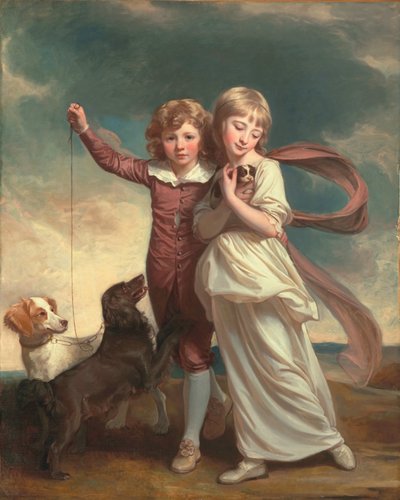 Thomas John Clavering and Catherine Mary Clavering: The Clavering Children, 1777 by George Romney
